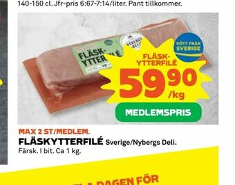 Coop Extra Fläskytterfilé erbjuda