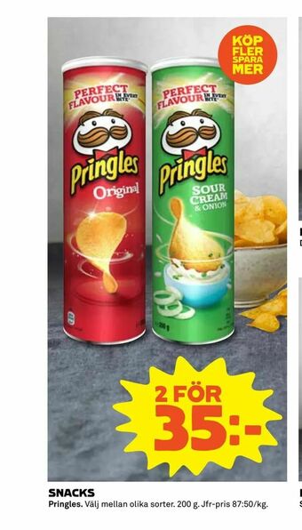 Coop Extra Snacks erbjuda