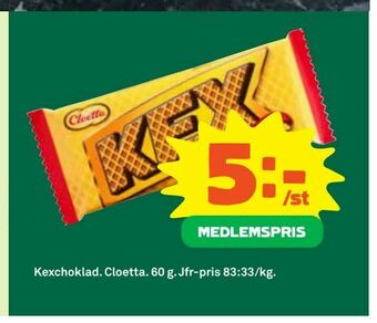 Coop Kexchoklad erbjuda