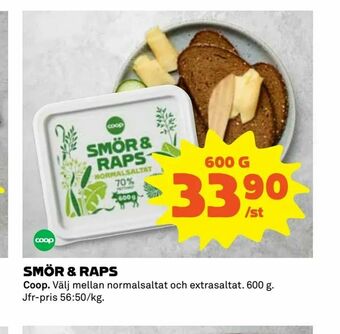 Coop Extra Smör & raps erbjuda