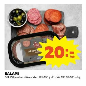 Coop Extra Salami erbjuda