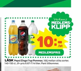 Coop Extra Läsk erbjuda