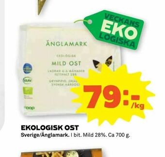 Coop Forum Ekologisk ost erbjuda