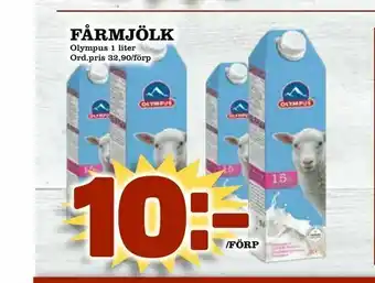 Din Mat Fårmjölk erbjuda
