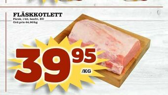 Din Mat Fläskkotlett erbjuda