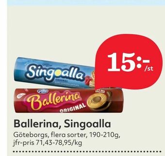 Ballerina, Singoalla