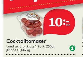 Hemköp Cocktailtomater erbjuda