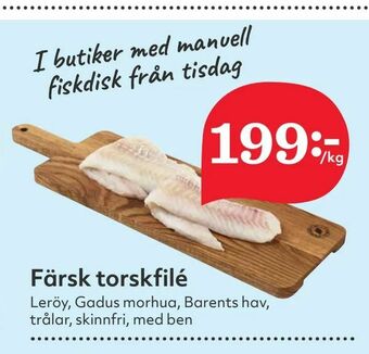 Hemköp Färsk torskfilé erbjuda