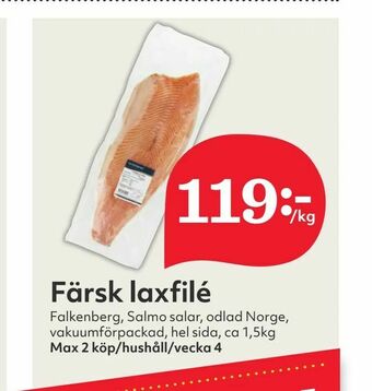 Hemköp Färsk laxfilé erbjuda