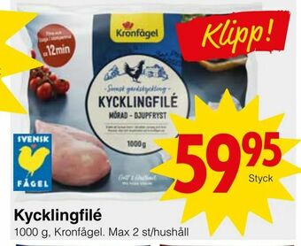 Matöppet Kycklingfilé erbjuda