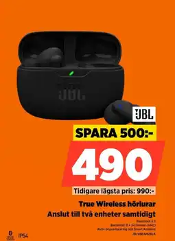 Power JBL True Wireless hörlurar Anslut till två enheter samtidigt erbjuda
