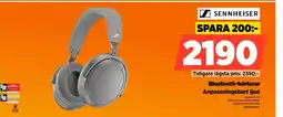 Power Sennheiser Bluetooth-hörlurar Anpassningsbart ljud erbjuda