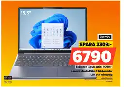 Power Lenovo Lenovo IdeaPad Slim 3 Bärbar dator Lätt och mångsidig erbjuda