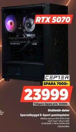 Power CEPTER Stationär dator Specialbyggd E-Sport gamingdator erbjuda