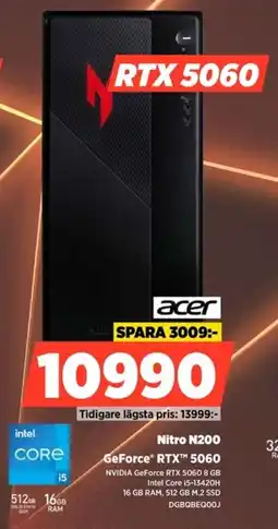 Power Acer nitro n200 geforce rtx 5060 erbjuda