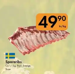 Snabbgross Spareribs erbjuda