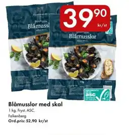 Snabbgross FALKENBERG Blåmusslor med skal erbjuda