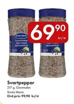 Snabbgross SANTA MARIA Svartpeppar erbjuda