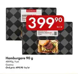 Snabbgross GASTRINO Hamburgare erbjuda