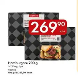 Snabbgross GASTRINO Hamburgare erbjuda