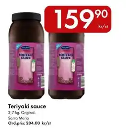 Snabbgross SANTA MARIA Teriyaki sauce erbjuda