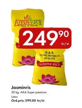 Snabbgross LOTUS Jasminris erbjuda
