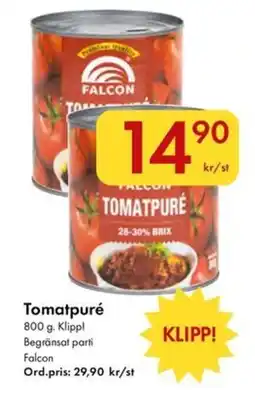 Snabbgross FALCON Tomatpuré erbjuda