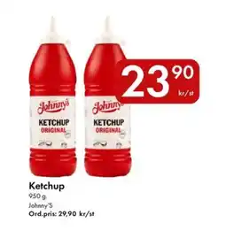 Snabbgross JOHNNY'S Ketchup erbjuda