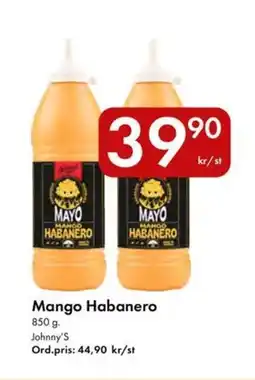 Snabbgross JOHNNY'S Mango habanero erbjuda