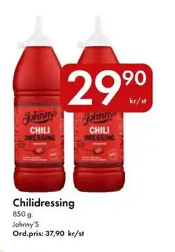 Snabbgross JOHNNY'S Chilidressing erbjuda
