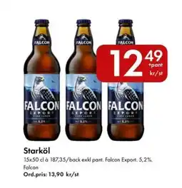 Snabbgross FALCON Starköl erbjuda