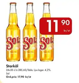 Snabbgross SOL Starköl erbjuda