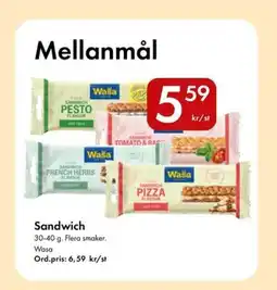 Snabbgross WASA Sandwich erbjuda