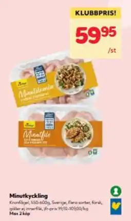Hemköp Minutkyckling erbjuda