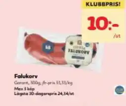 Hemköp Falukorv erbjuda