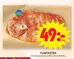 ICA Maxi Flintastek erbjuda