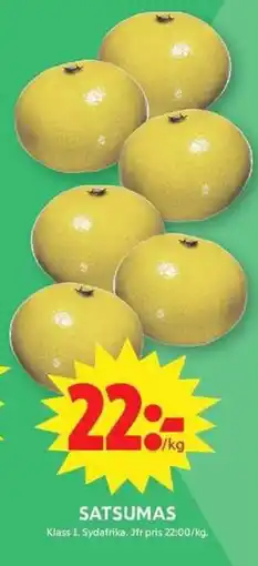 ICA Maxi Satsumas erbjuda
