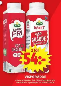 ICA Maxi ARLA Vispgrädde erbjuda