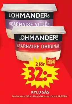 ICA Maxi LOHMANDERS Kyld sås erbjuda