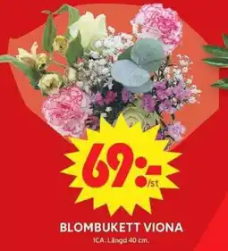 ICA Maxi Blombukett viona erbjuda
