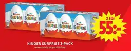 ICA Maxi KINDER Surprise 3-pack erbjuda