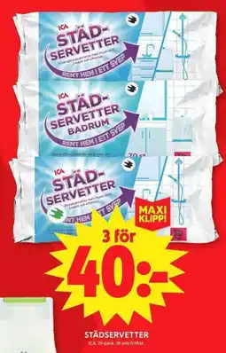 ICA Maxi ICA Städservetter erbjuda
