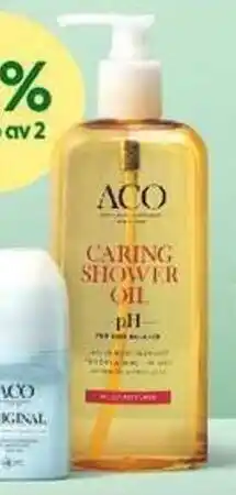 ICA Maxi ACO Caring shower oil erbjuda