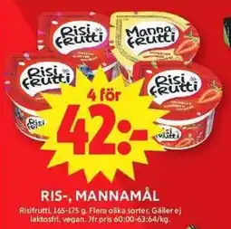 ICA Maxi RISIFRUTTI Ris-, mannamål erbjuda