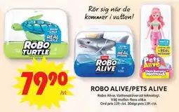 ICA Maxi Robo alive/pets alive erbjuda