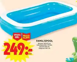 ICA Maxi BESTWAY Familjepool erbjuda