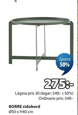 JYSK BORRE sidobord erbjuda