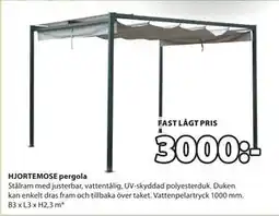 JYSK HJORTEMOSE pergola erbjuda