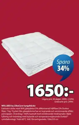 JYSK WELLBEE by ZiboCare tyngdtäcke erbjuda