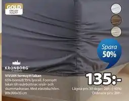 JYSK VIVIAN formsytt lakan erbjuda